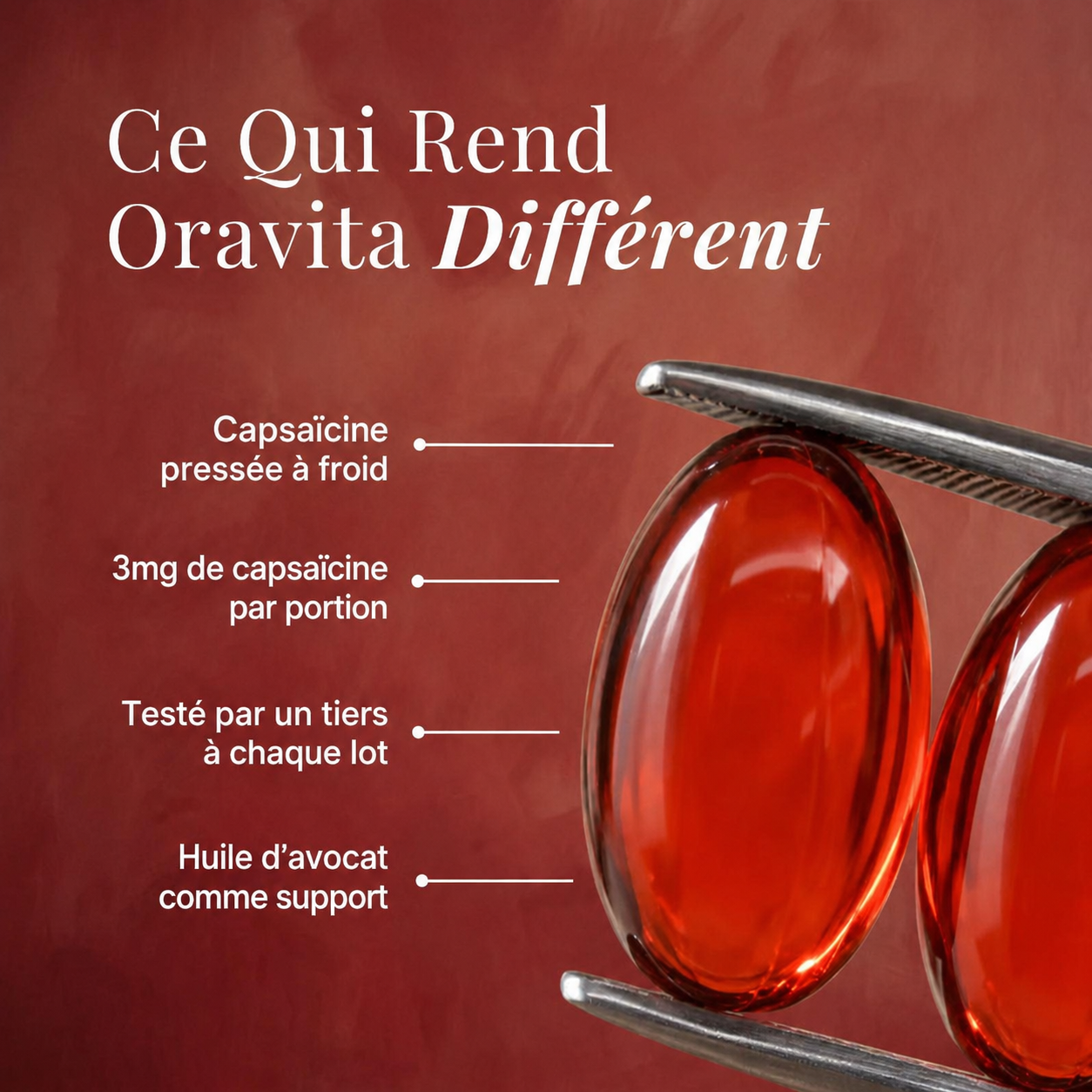 Oravita Capsaïcine Power