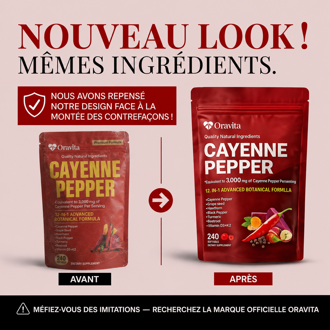 Oravita Capsaïcine Power